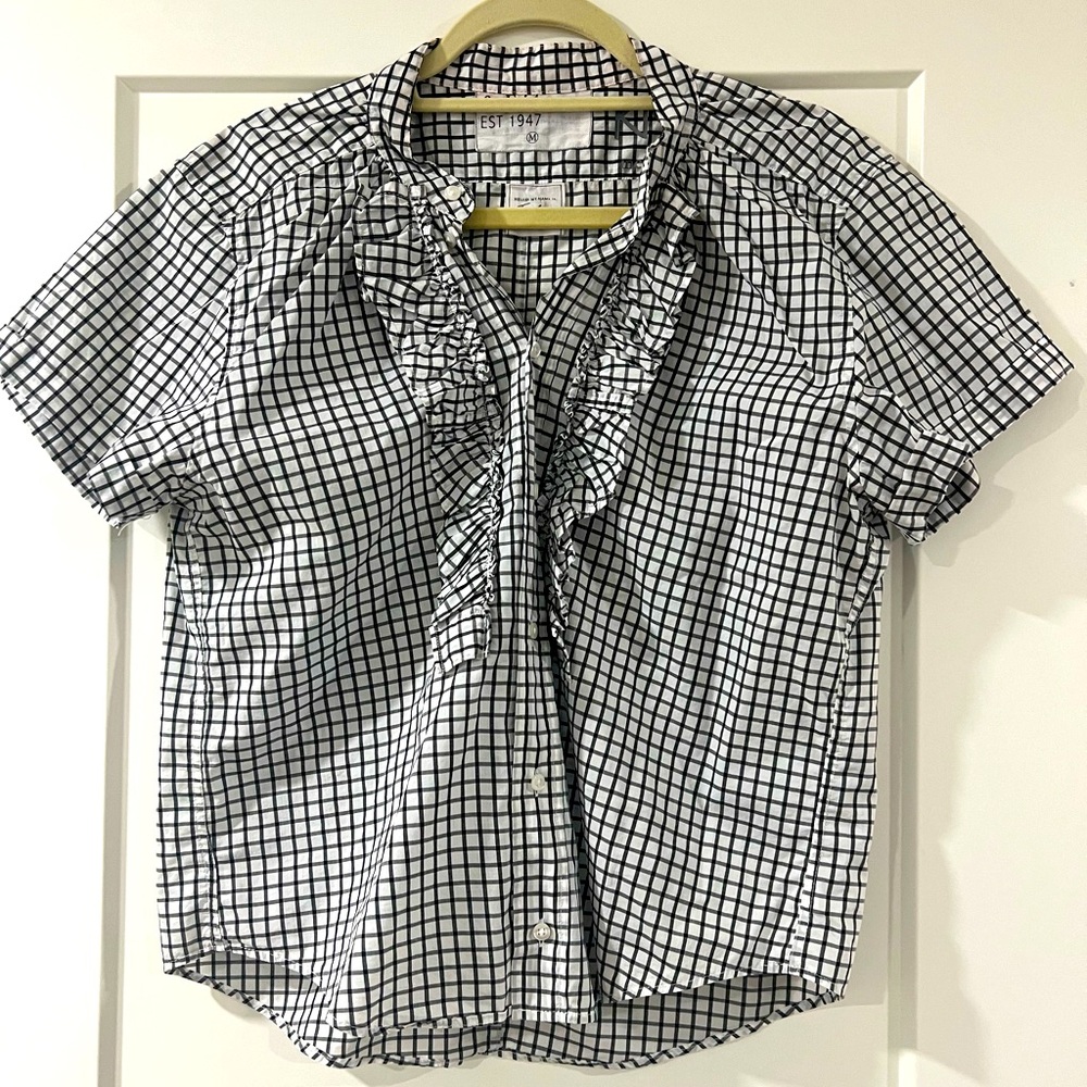 KMJ Kiki shirt- Black and White